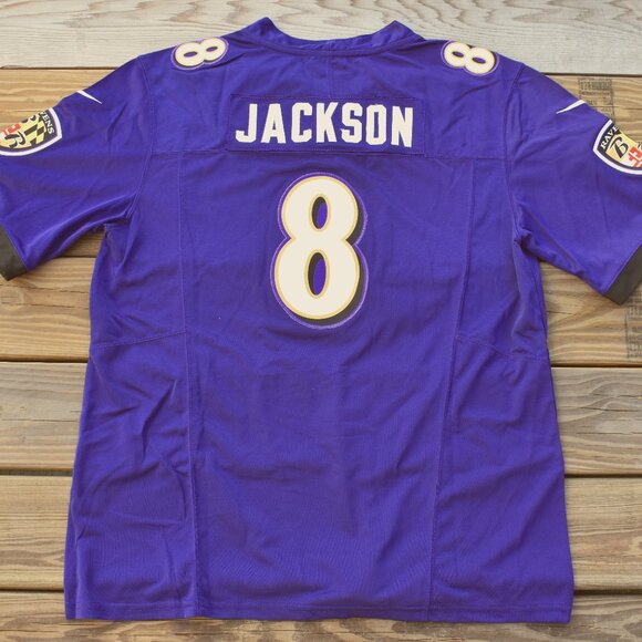 New! Lamar Jackson Baltimore Ravens Purple Football Jersey Adult Men's Sizes - Picture 1 of 2